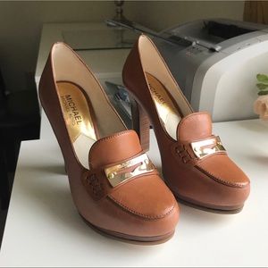 Michael Kors high heel loafers size 6